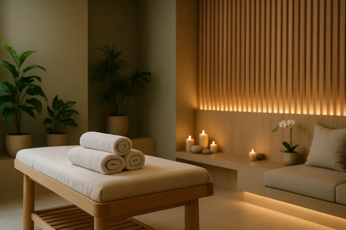 SPA do LYRATA para relaxamento de profissionais e pacientes
